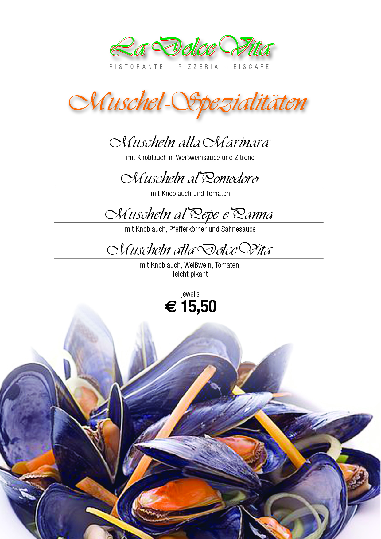 Musche-Spezialitäten