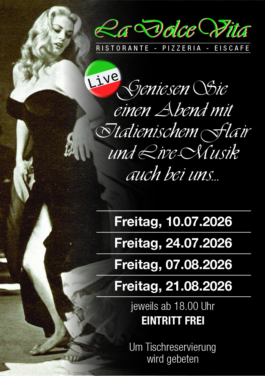 Ein Abend mit Italienischem Flair und Live-Musik