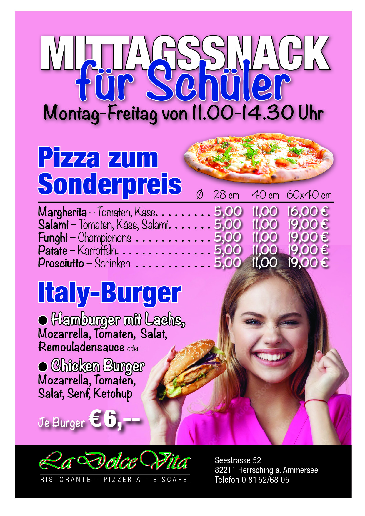 Mittagssnack für Schüler